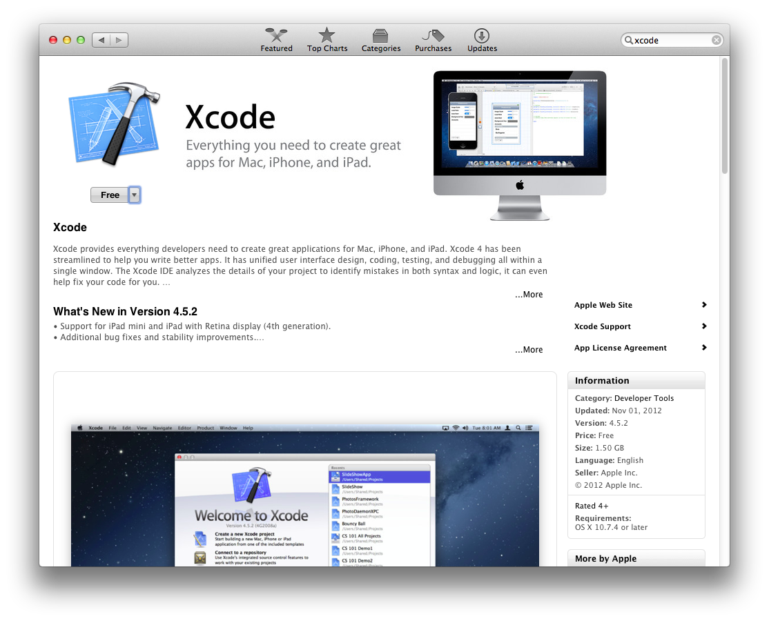 AppleStore-Xcode