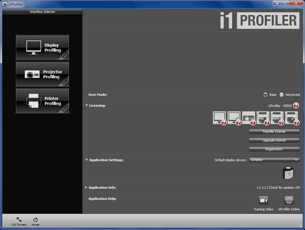 i1Profiler-InitialScreen